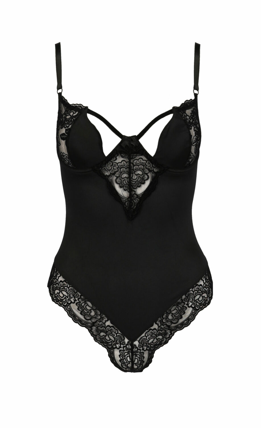 Tonya Passion Body Et Dentelle Noir Le Bar Nylon